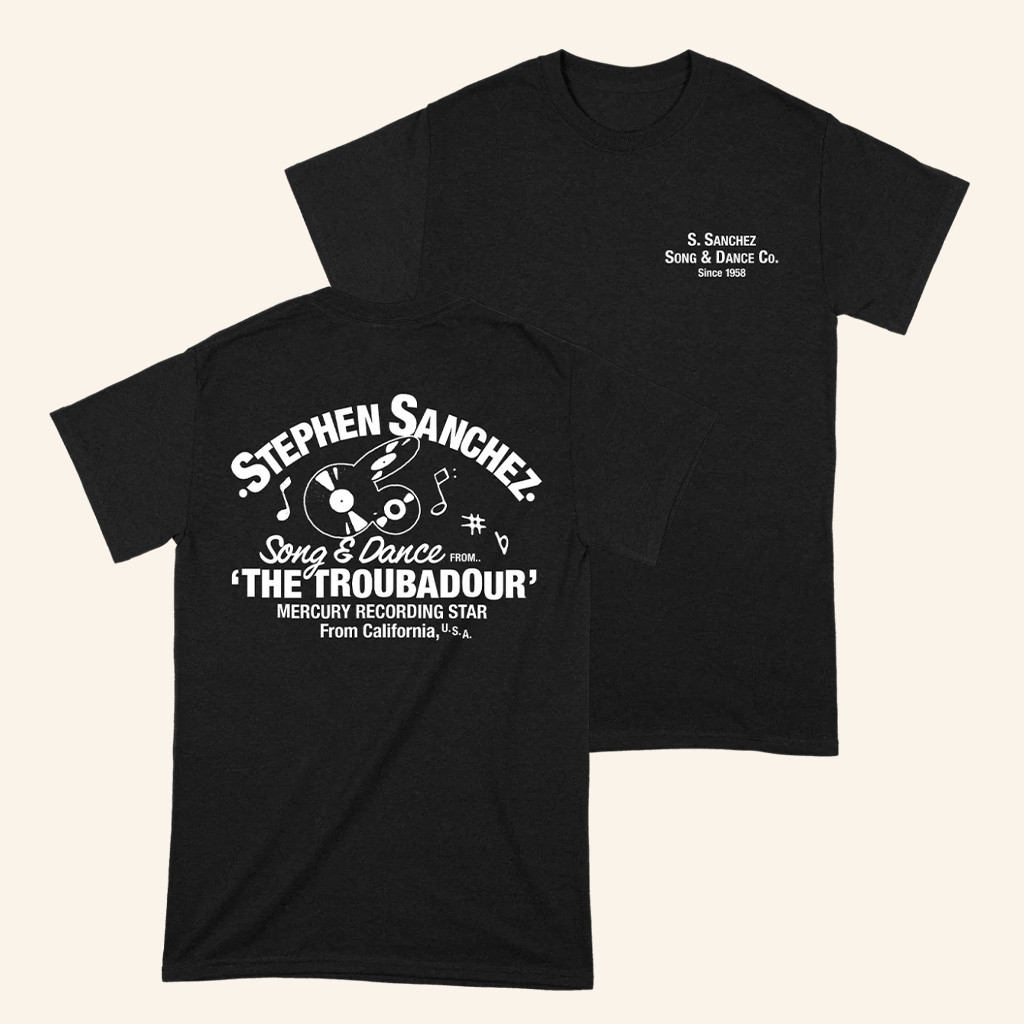 Stephen Sanchez Merch Song And Dance Co T-Shirt Music Lover Gift Ideas For Him