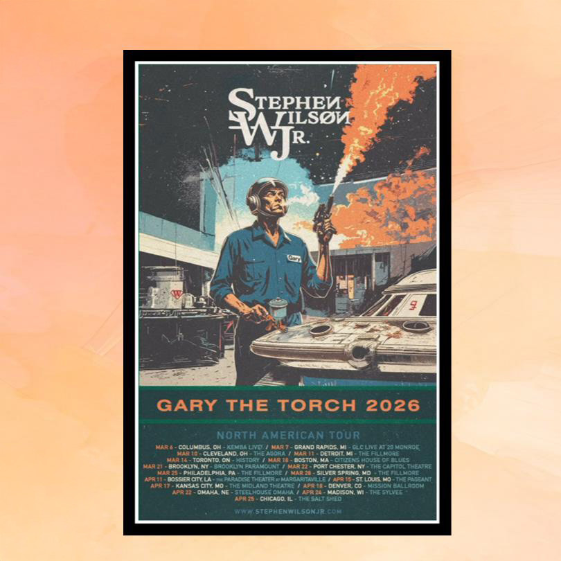Stephen Wilson Jr Merch Gary The Torch 2026 Poster Presents For Music Lovers