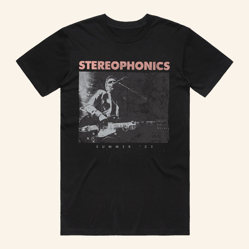 Stereophonics Merch Summer '25 Tour Black T-Shirt Unique Gift For Boyfriend