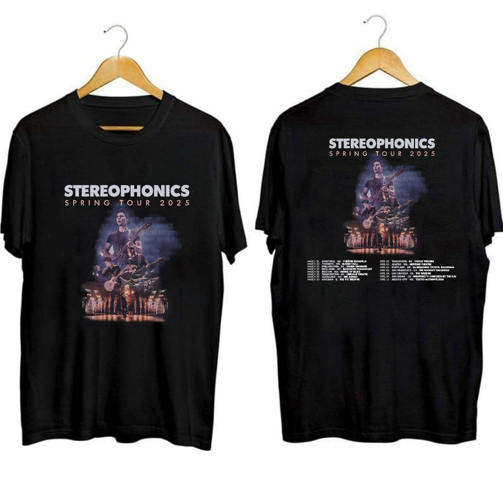 Stereophonics Spring Tour 2025 Shirt Stereophonics Merch Best Gifts For Rock Fans