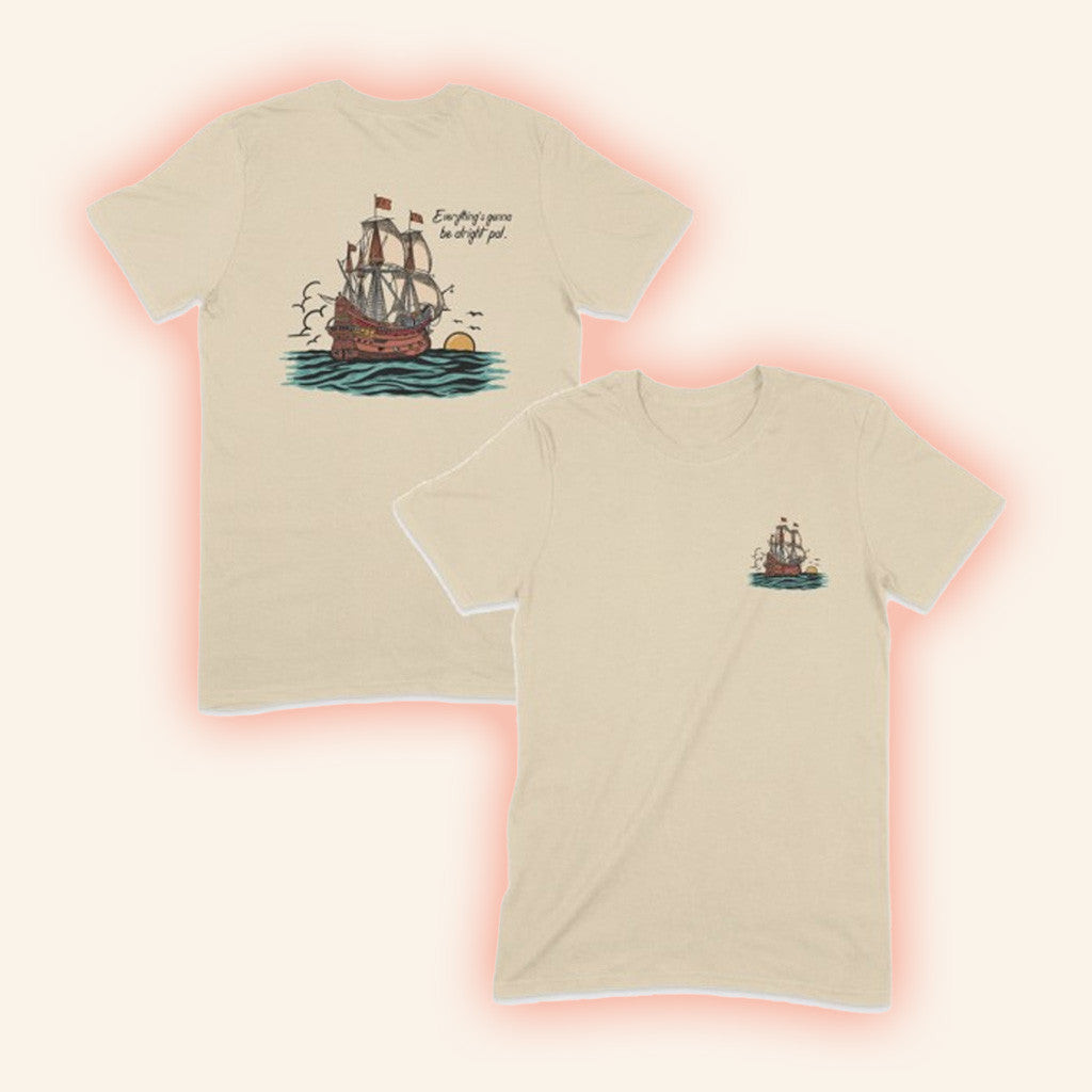 Stereotypeco Merch Everything's Gonna Be Alright Pal Shirt X Sam Alkhatib Apparel Stereotypeco Merch Everything's Gonna Be Alright Pal Shirt X Sam Alkhatib Apparel