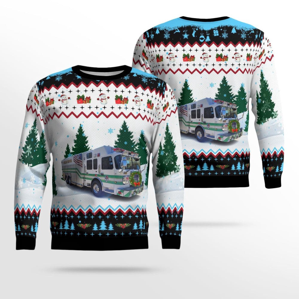 Sterling Virginia Sterling Volunteer Rescue Squad AOP Ugly Sweater Unisex Christmas Gift