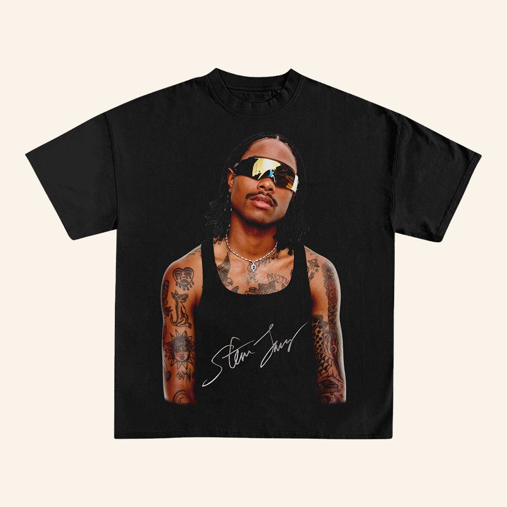 Steve Lacy Merch Black T-Shirt Gifts For Music Fans Steve Lacy Merch Black T-Shirt Gifts For Music Fans