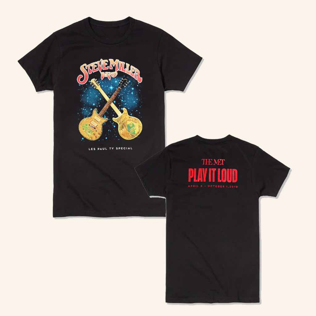 Steve Miller Band Merch The Met Play It Loud T-Shirt Best Gifts For Music Lovers Steve Miller Band Merch The Met Play It Loud T-Shirt Best Gifts For Music Lovers