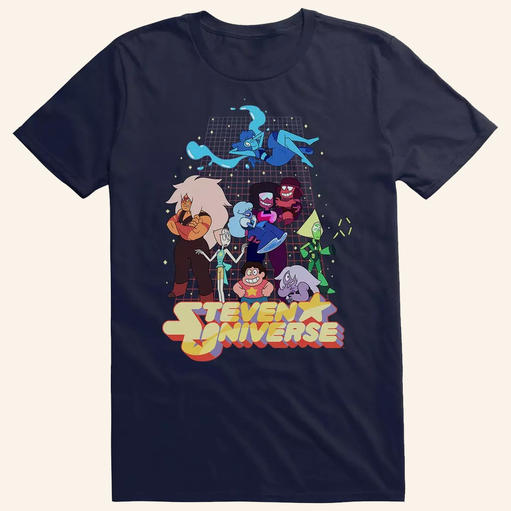 Steven Universe Merch Character Grid T-Shirt Birthday Present For Husband