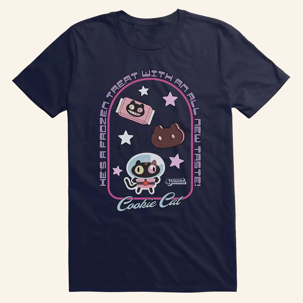 Steven Universe Merch Cookie Cat T-Shirt Great Gifts For Girlfriend