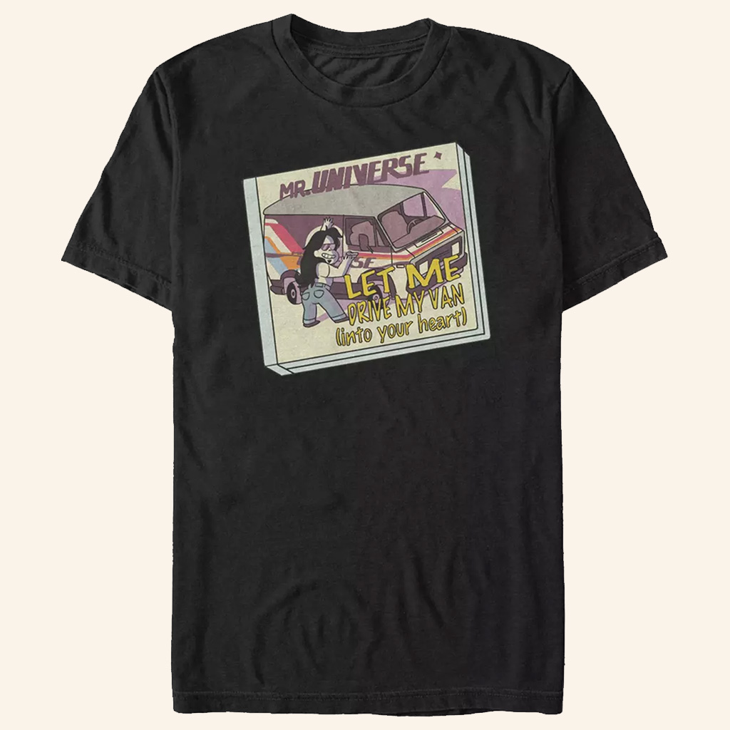 Steven Universe Merch Mr Universe Drive My Van T-Shirt Cool Gifts For Son