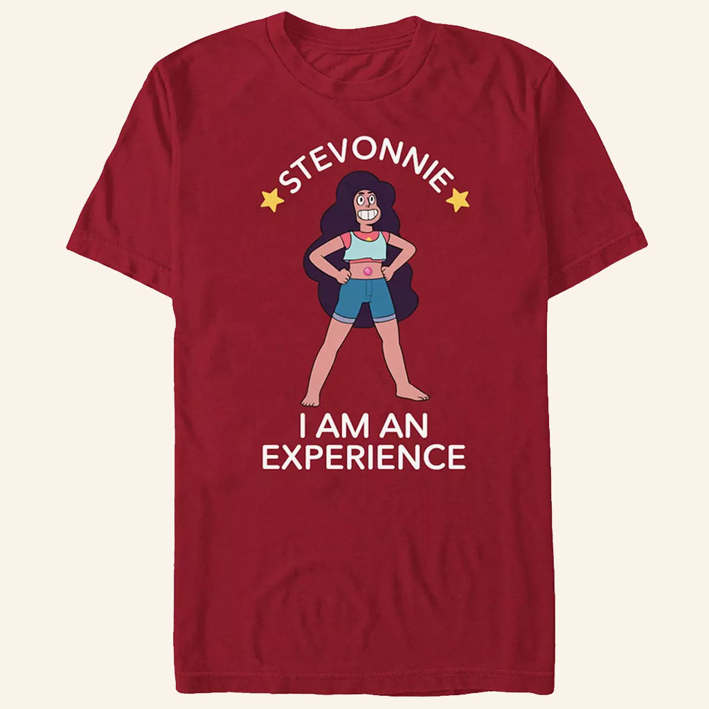 Steven Universe Merch Stevonnie An Experience T-Shirt Present For Wife Steven Universe Merch Stevonnie An Experience T-Shirt Present For Wife