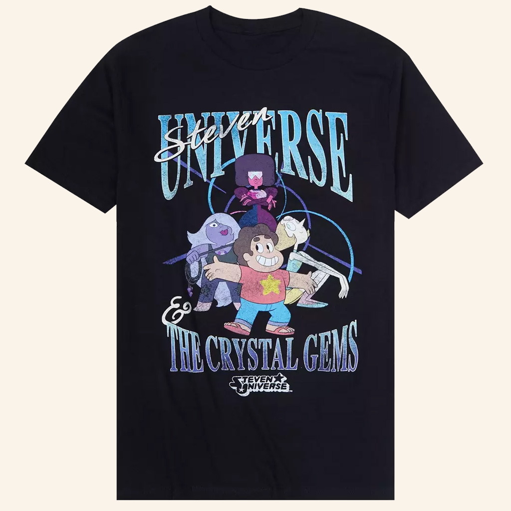 Steven Universe Merch The Crystal Gems Retro Portrait T-Shirt Steven Universe Shirt Him Gifts