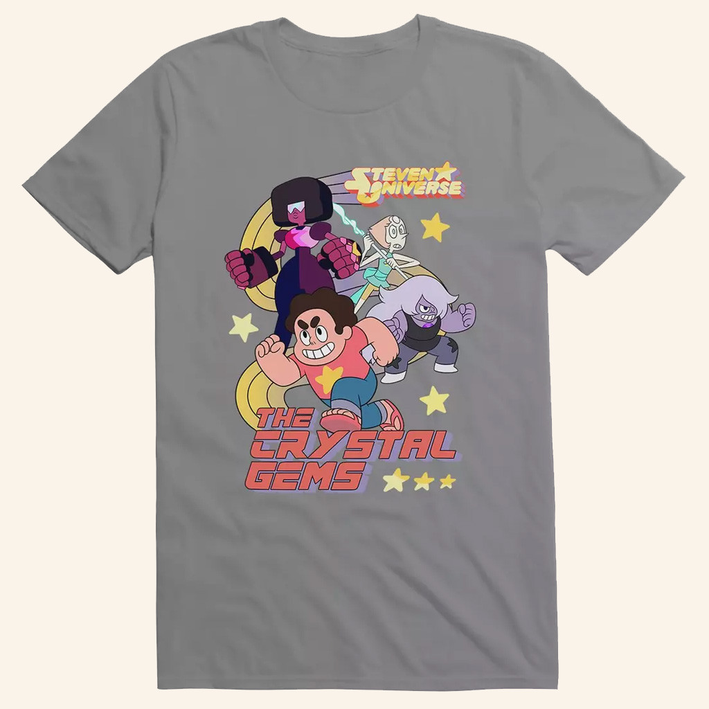 Steven Universe Merch The Crystal Gems T-Shirt Great Gifts For Husband