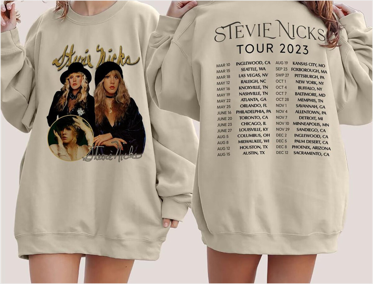 Stevie Nicks Vintage Sweatshirt, Stevie Nicks Tour Sweatshirt Gifts For Friends Trendy Merch Stevie Nicks Vintage Sweatshirt, Stevie Nicks Tour Sweatshirt Gifts For Friends Trendy Merch