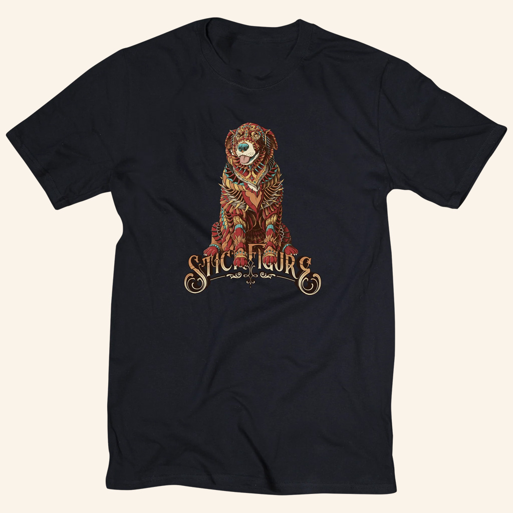 Stick Figure Merch Cocoa Mandala Black T-Shirt Unique Birthday Gift For Husband Stick Figure Merch Cocoa Mandala Black T-Shirt Unique Birthday Gift For Husband