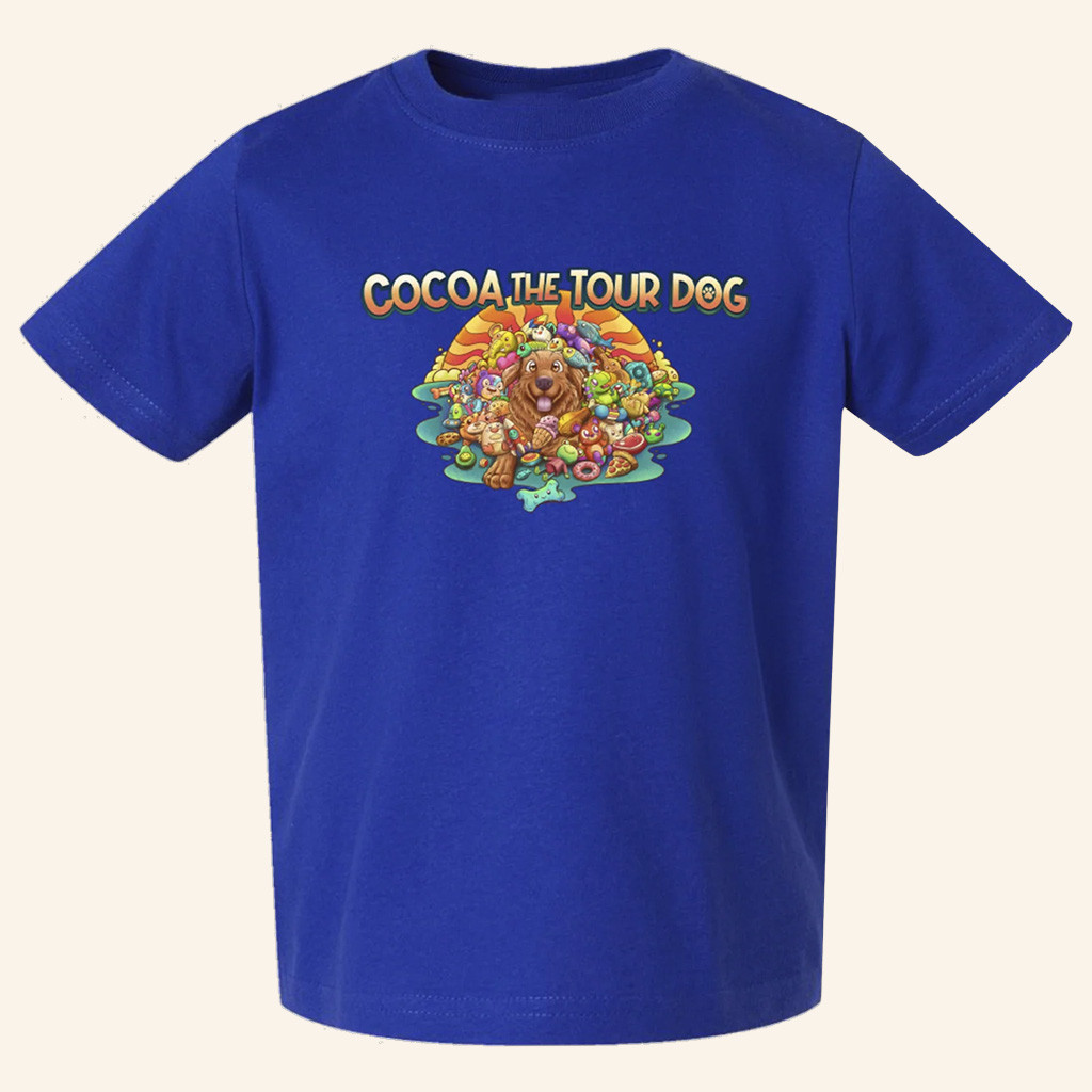 Stick Figure Merch Cocoa The Tour Dog T-Shirt Music Gift Ideas For Guys Stick Figure Merch Cocoa The Tour Dog T-Shirt Music Gift Ideas For Guys