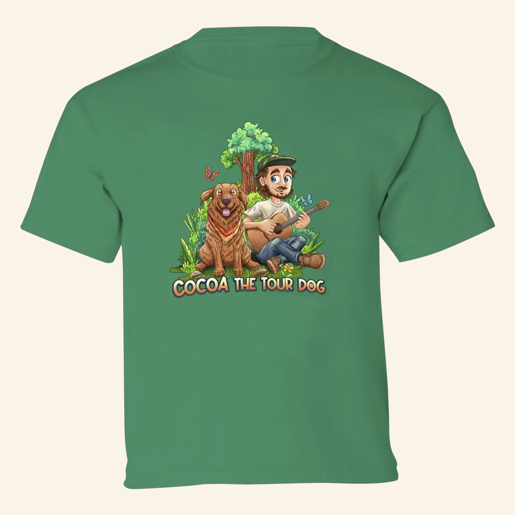 Stick Figure Merch Cocoa The Tour Dog T-Shirt Unique Gifts For Music Lovers