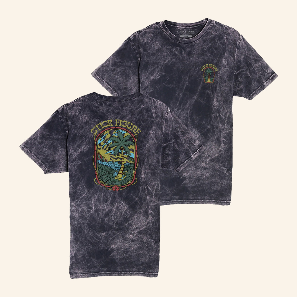 Stick Figure Merch High Tide Wash T-Shirt Christmas Presents For Brother