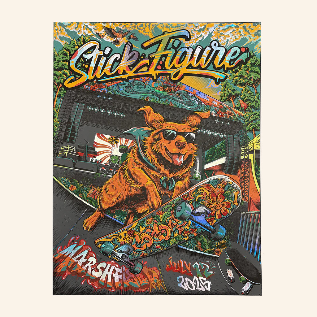 Stick Figure Merch Levitate Marshfield MA 7 12 2025 Poster Home Decor Gifts For Music Lovers Stick Figure Merch Levitate Marshfield MA 7 12 2025 Poster Home Decor Gifts For Music Lovers