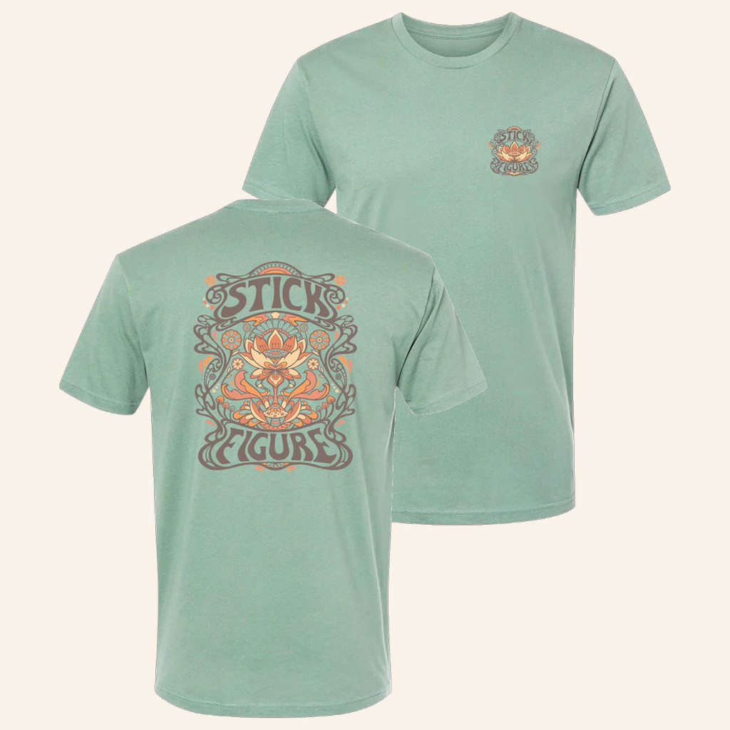 Stick Figure Merch Lotus Groove T-Shirt Cool Gifts For Music Lovers