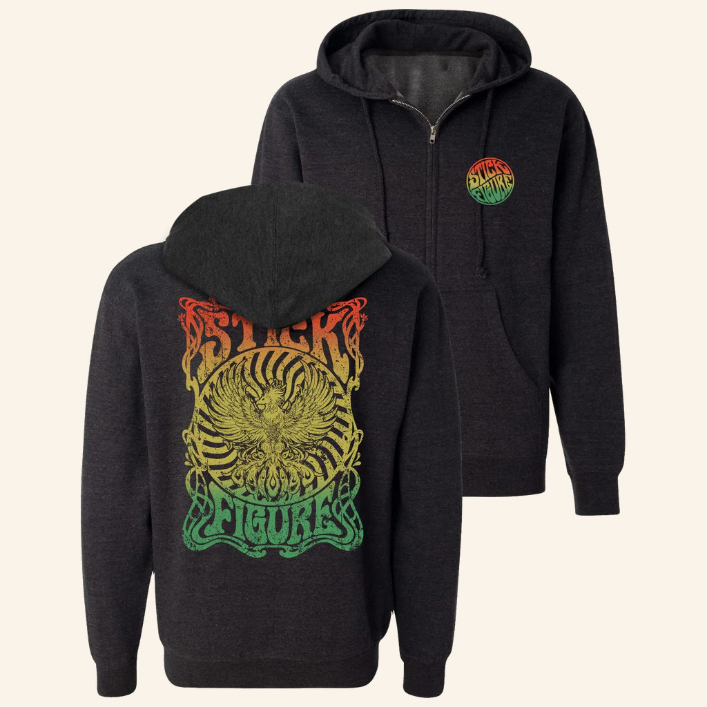 Stick Figure Merch Rasta Phoenix Zip Hoodie Unique Gifts For Husband Stick Figure Merch Rasta Phoenix Zip Hoodie Unique Gifts For Husband