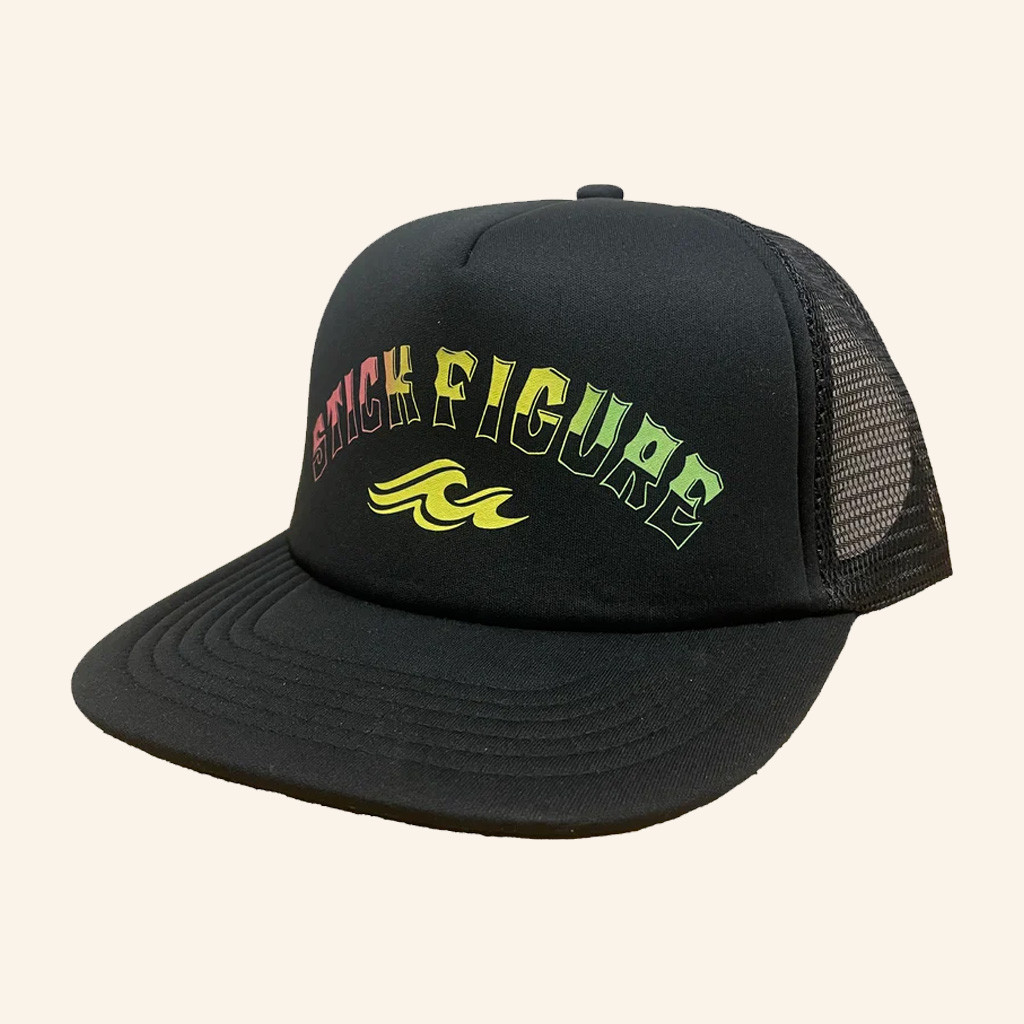 Stick Figure Merch Rasta Wave Snapback Trucker Hat Music Related Gifts For Guys Stick Figure Merch Rasta Wave Snapback Trucker Hat Music Related Gifts For Guys