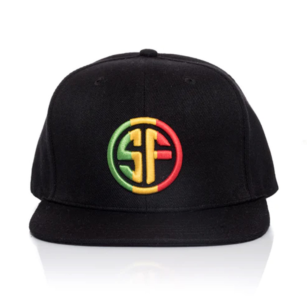 Stick Figure Merch Red Gold Green SF Embroidered Snapback Hat Cool Gifts For Music Lovers Stick Figure Merch Red Gold Green SF Embroidered Snapback Hat Cool Gifts For Music Lovers