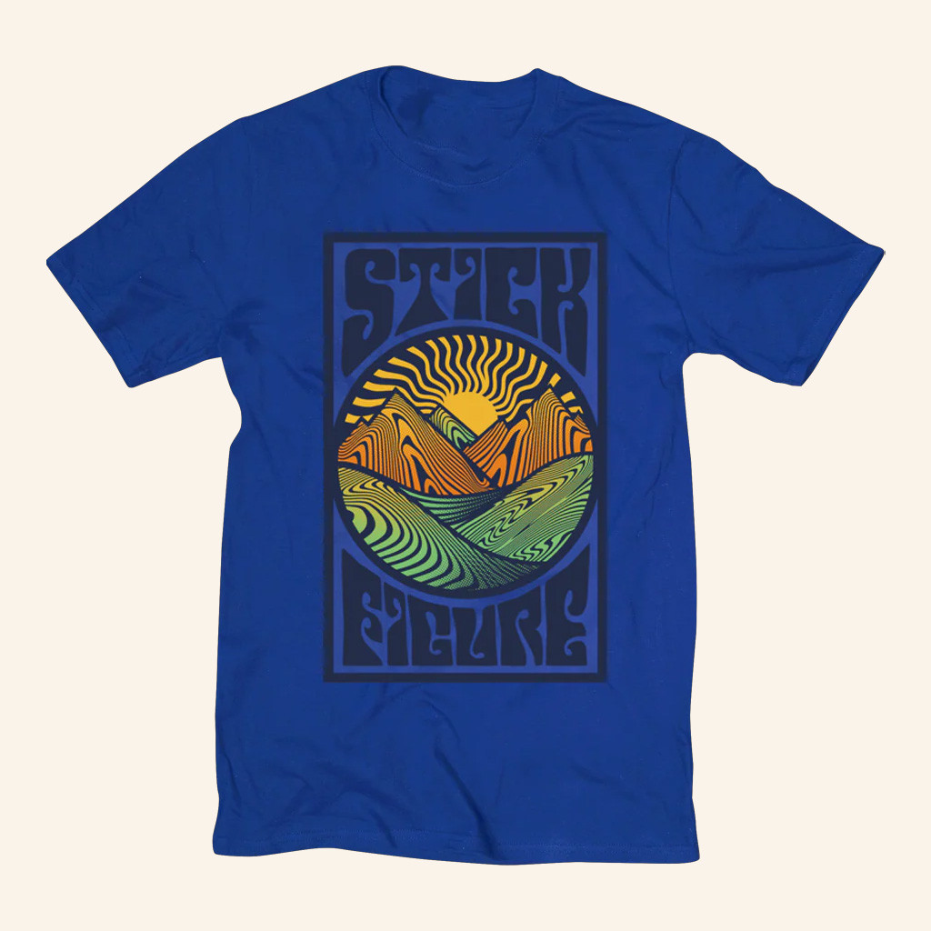 Stick Figure Merch Sunrise T-Shirt Birthday Gifts For Music Lovers