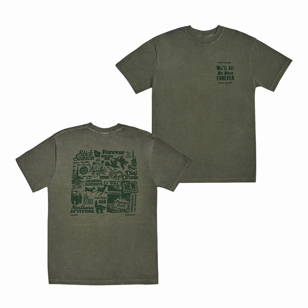 Stick Season Forever Noah Kahan T-Shirt Noah Kahan Music Clothes Best Fan Gift For Him