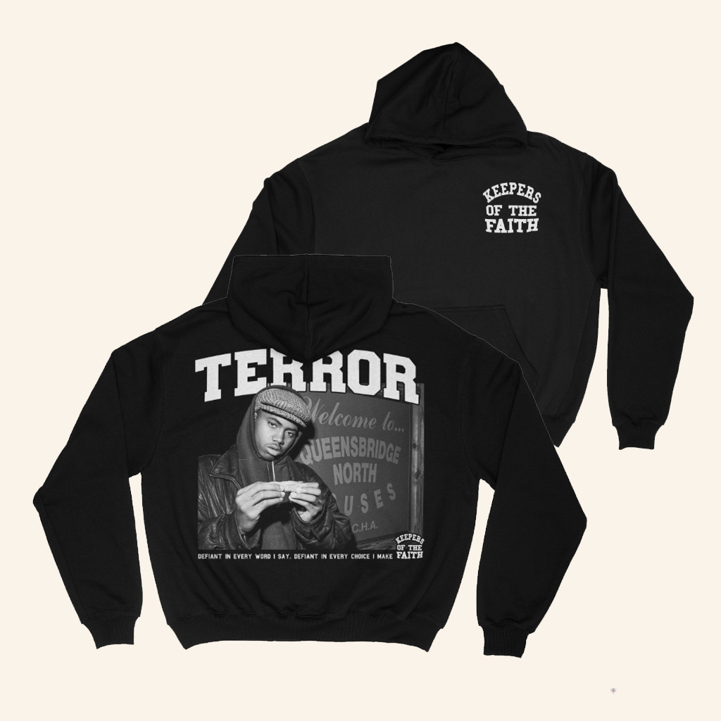 Sticktight Merch Terror Defiant Hoodie Nas Merch Gifts For Rapper Fans Sticktight Merch Terror Defiant Hoodie Nas Merch Gifts For Rapper Fans