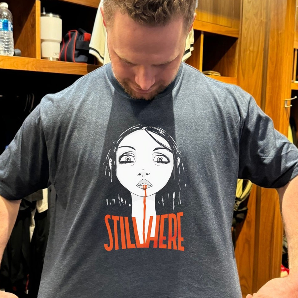 Still Here Cartoon Shirt Birthday Present For Brother