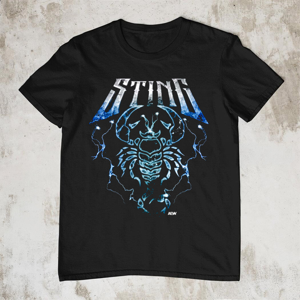Sting AEW The Icon Lightning Scorpion T-Shirt Wrestling Fan Gear Trending Best Gift For AEW Fans