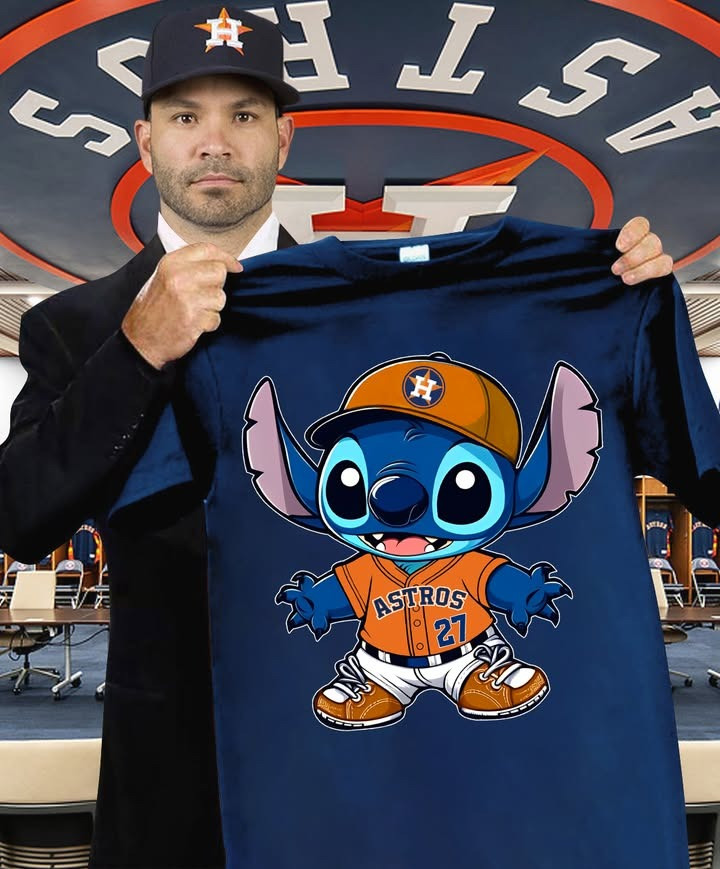 Stitch Astros Houston T-Shirt Cute Baseball Astros Fans Gifts For Stitch Lovers