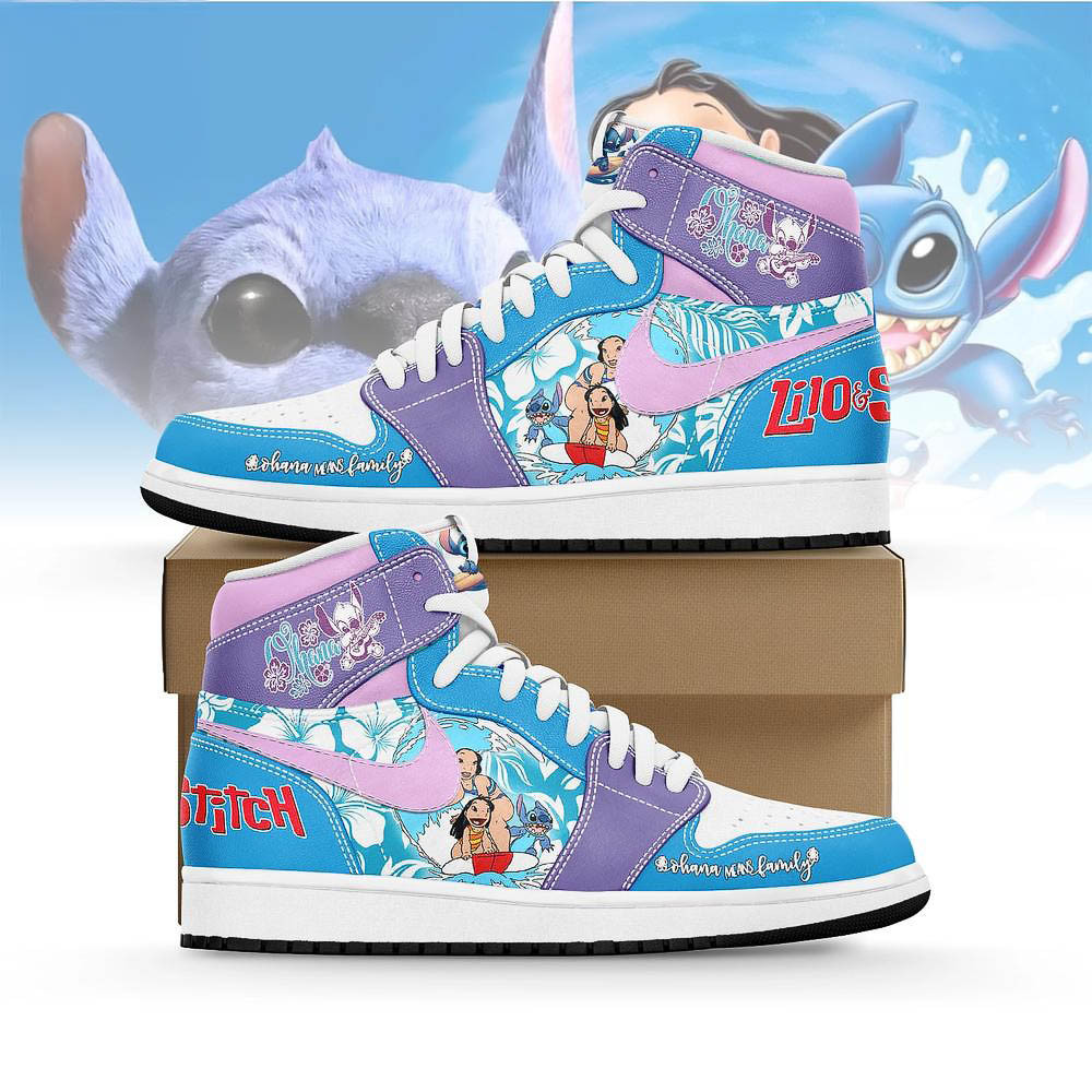 Stitch Hawaii Summer Limited Edition Air Jordan 1 Gifts For Friends