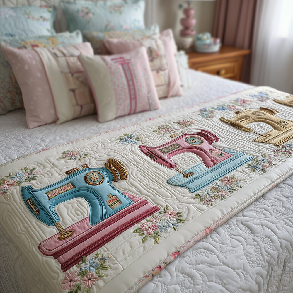 Stitching Joy Quilted Bed Runner Holiday Bed Runner Dachshund Gifts For Dog Lovers