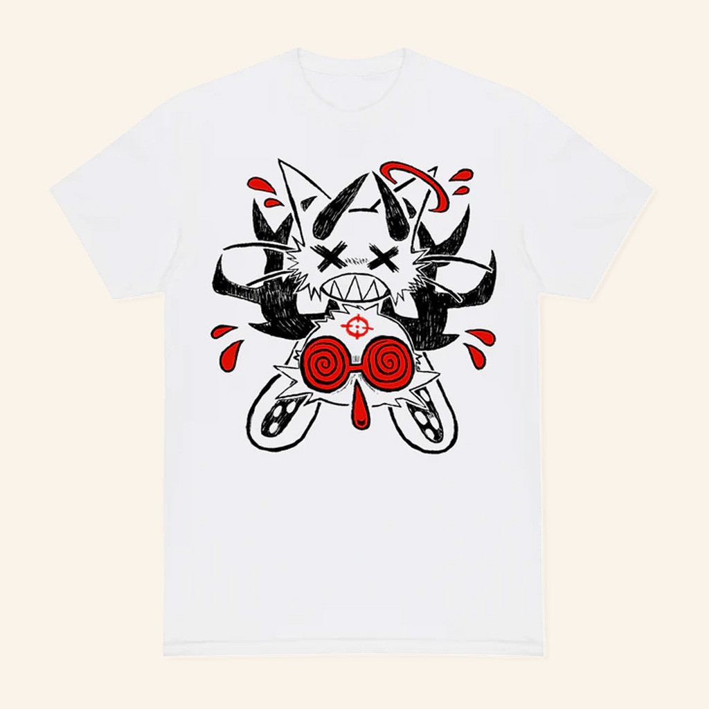 Stomach Book Merch Bloody White T-Shirt Birthday Gift For Daughter