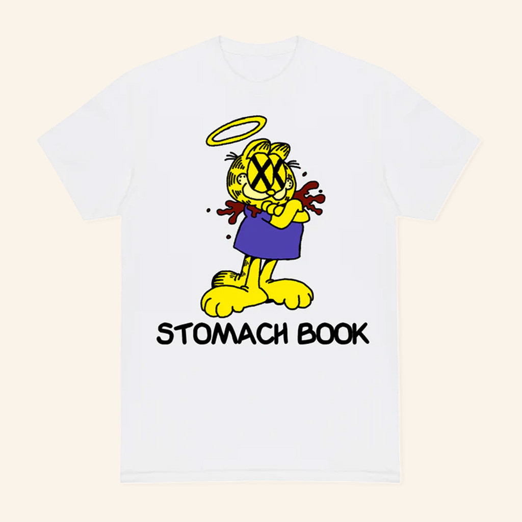 Stomach Book Merch Lasagna White T-Shirt Stomach Book Shirt Birthday Gift For Son