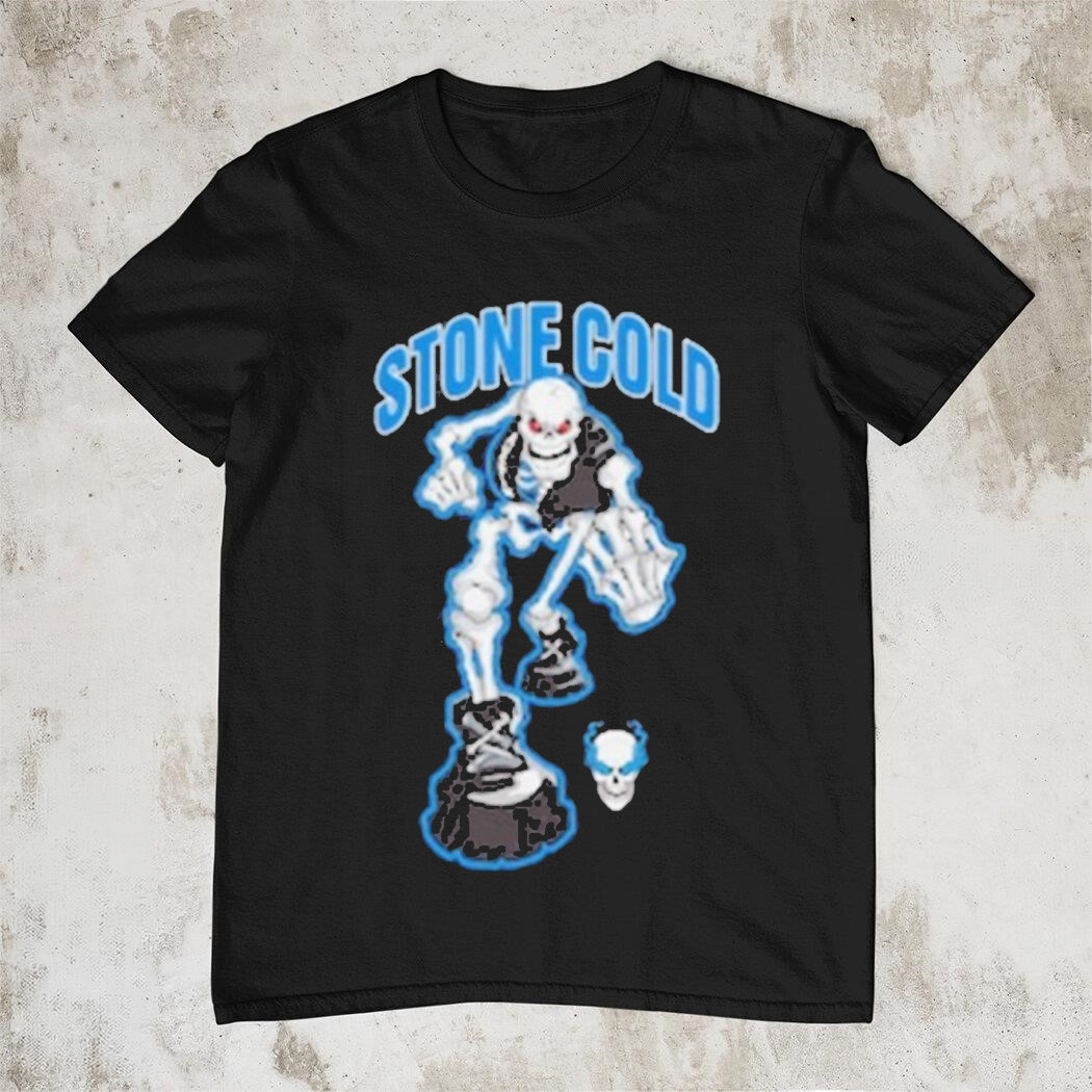 Stone Cold Steve Austin Skeleton T-Shirt WWE Wrestling Fan Gear Trending Merch Best Gift For Fans