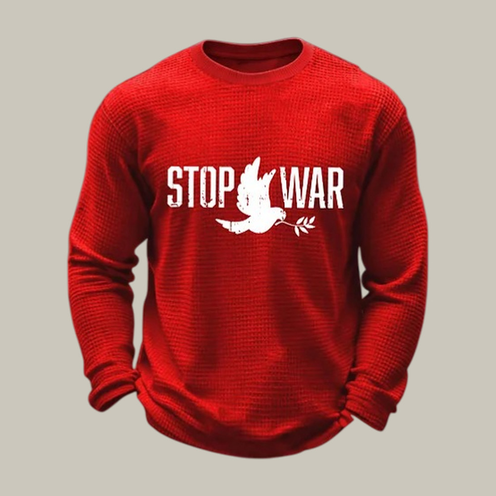 Stop War Bird Long Sleeve Shirt Peace Lover Apparel Present Idea For Supporters
