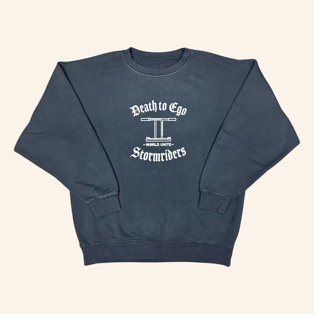Stormrider Merch Death To Ego Sweatshirt Gifts Ideas For Brothers