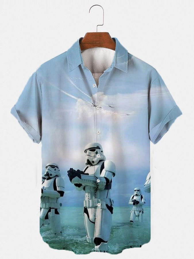 Stormtrooper Star Wars Hawaiian Shirt Merch Best Gifts For Star Wars Fans