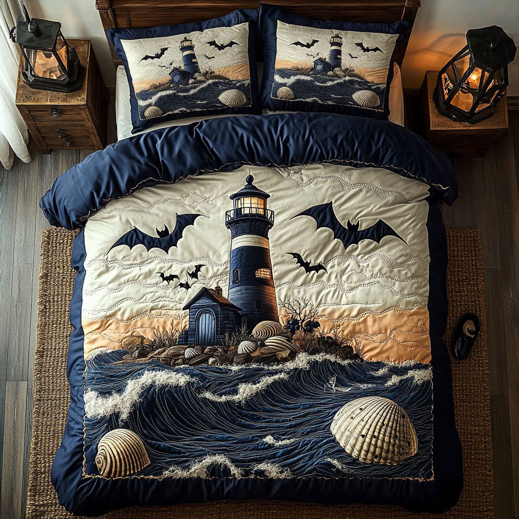 Stormy Halloween Night Bedding Set Gifts Decor For Friends and Family on Halloween
