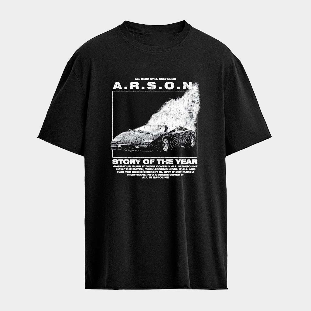 Story Of The Year Arson Gasoline T-shirt Story Of The Year Merch Gifts For Music Fans
