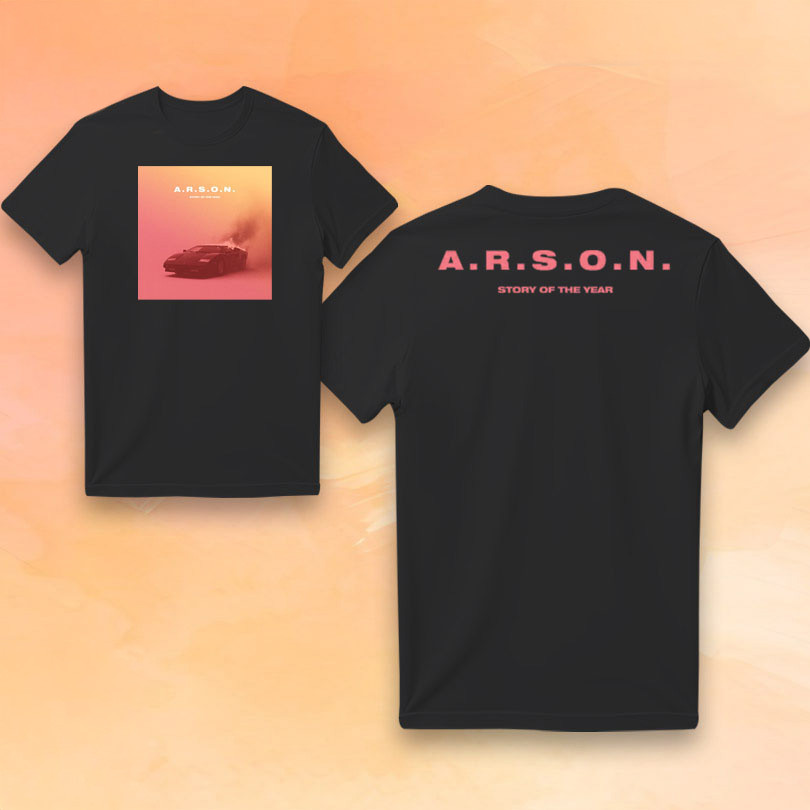 Story Of The Year Merch ARSON Album T-Shirt Presents For Rock Music Lovers