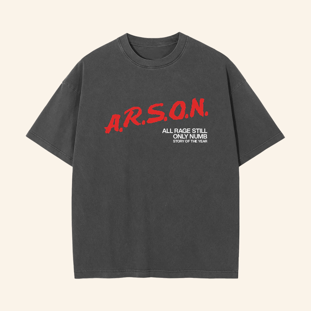 Story Of The Year Merch ARSON Vintage T-Shirt Birthday Gifts For Rock Lovers