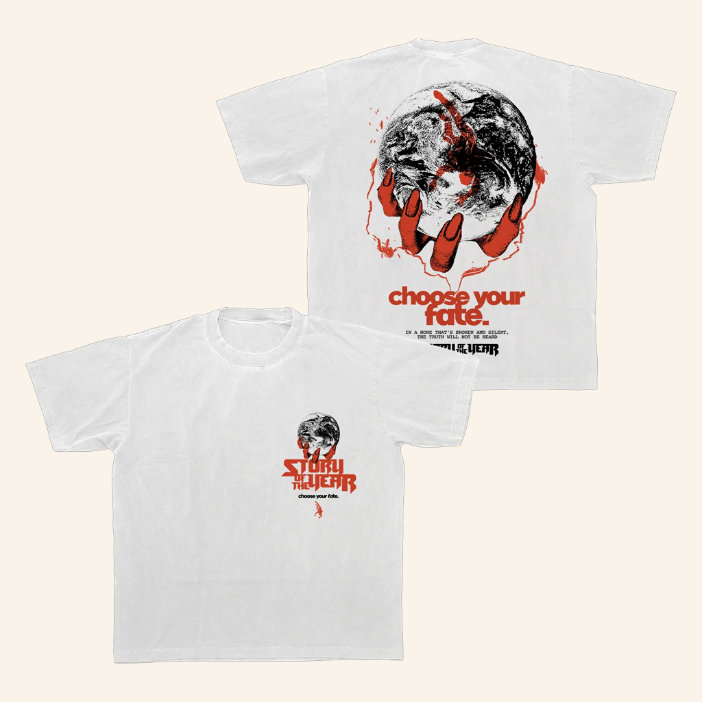 Story Of The Year Merch Story Of The Year Choose Your Fate T-Shirt Gifts For Friends Story Of The Year Merch Story Of The Year Choose Your Fate T-Shirt Gifts For Friends