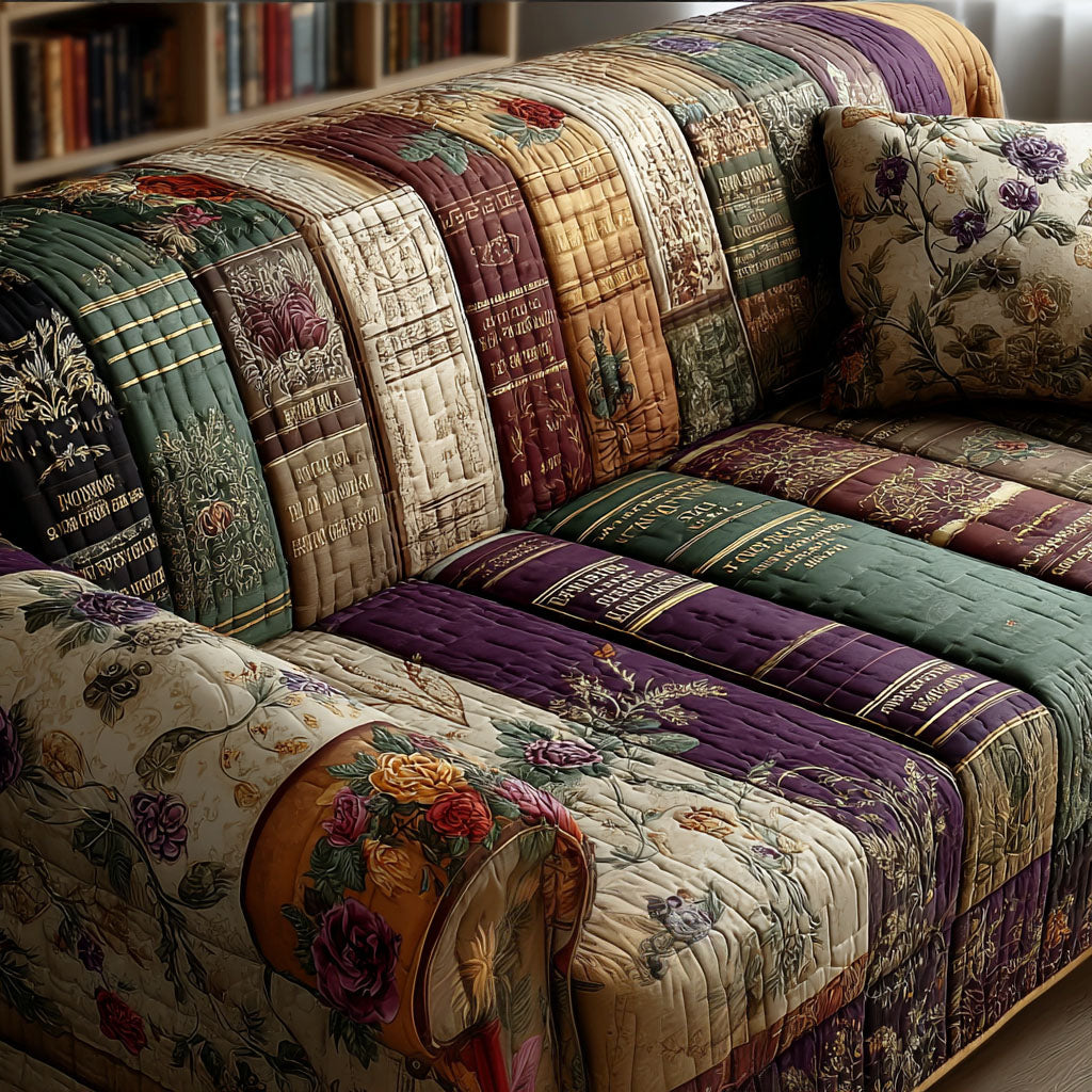 Storyline Symphony Quilted Sofa Cover Living Room Decor Ideas Cool Gifts For Readers