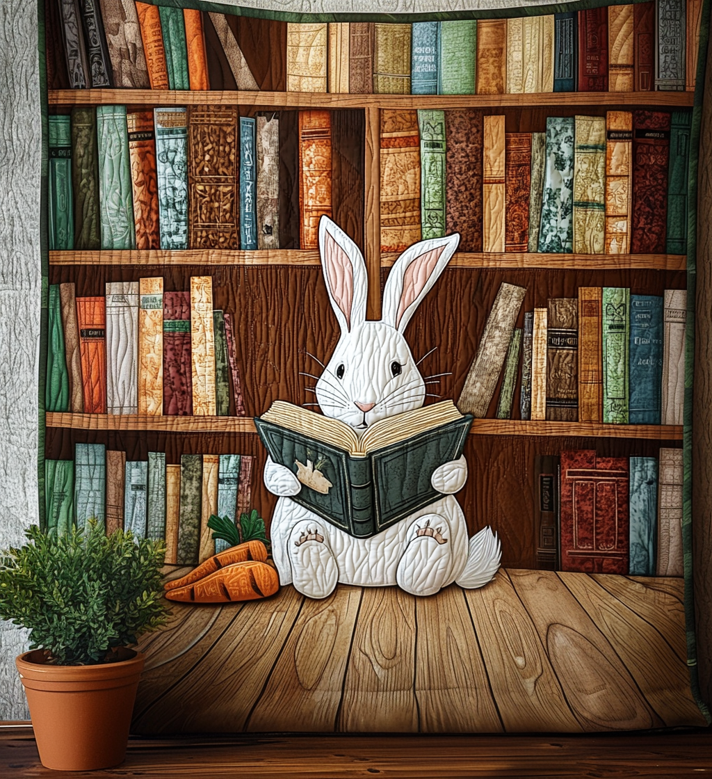 Storytime Sanctuary Quilted Blanket Cute Blankets For Girlfriend