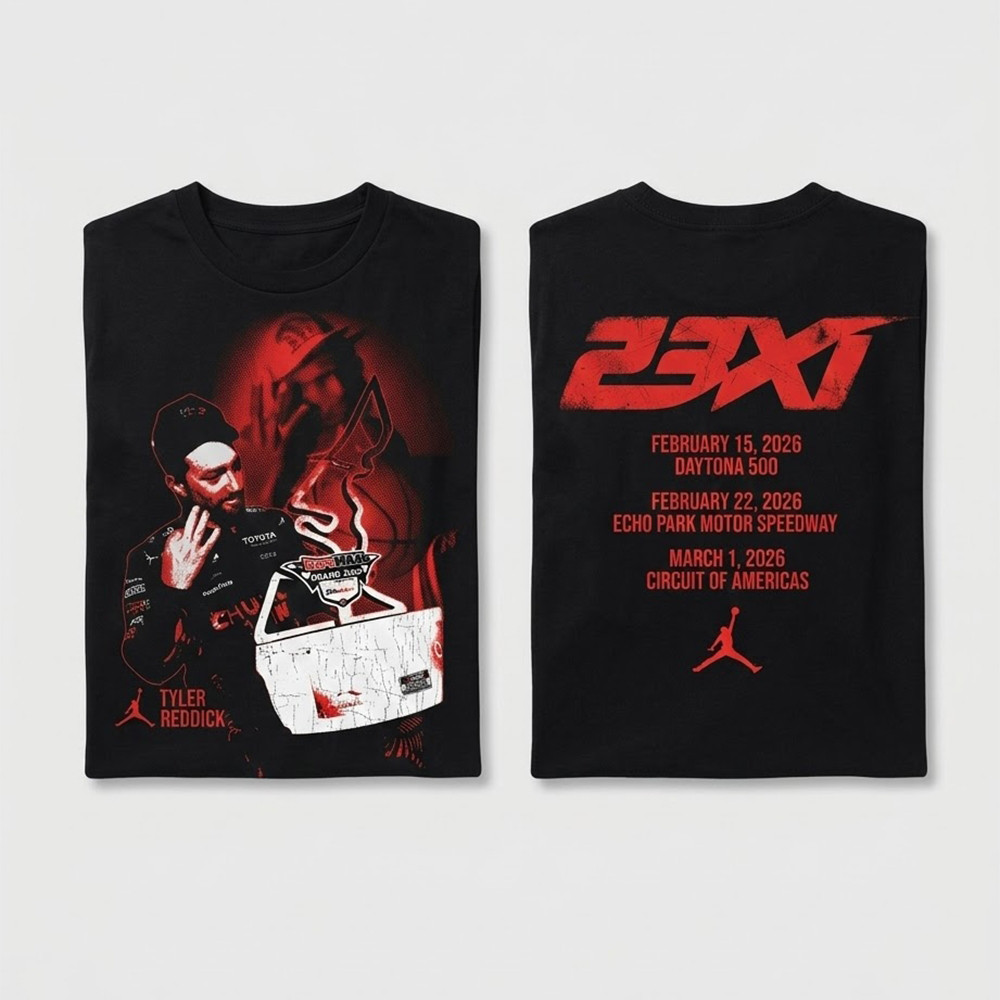 Straight Talk Wireless 500 Jordan Brand 23Xi Racing T-Shirt Tyler Reddick Merch Fan Gift For Him