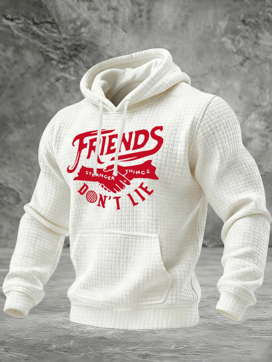 Stranger Things 2025 Merch Hoodie Friends Don't Lie Stranger Things Hoodie Gifts For Boyfriend
