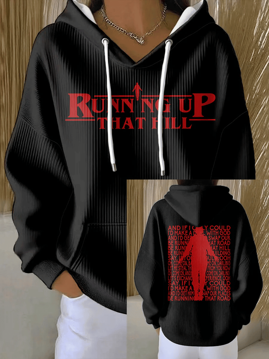 Stranger Things 2025 Merch Hoodie Running Up That Hill Stranger Things Hoodie Fantasy Presents