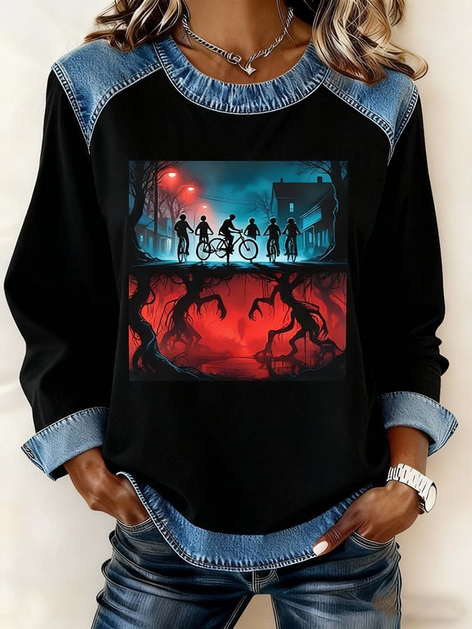 Stranger Things 2025 Merch Sweatshirt To The Upside Down Stranger Things Apparel Fan Gifts