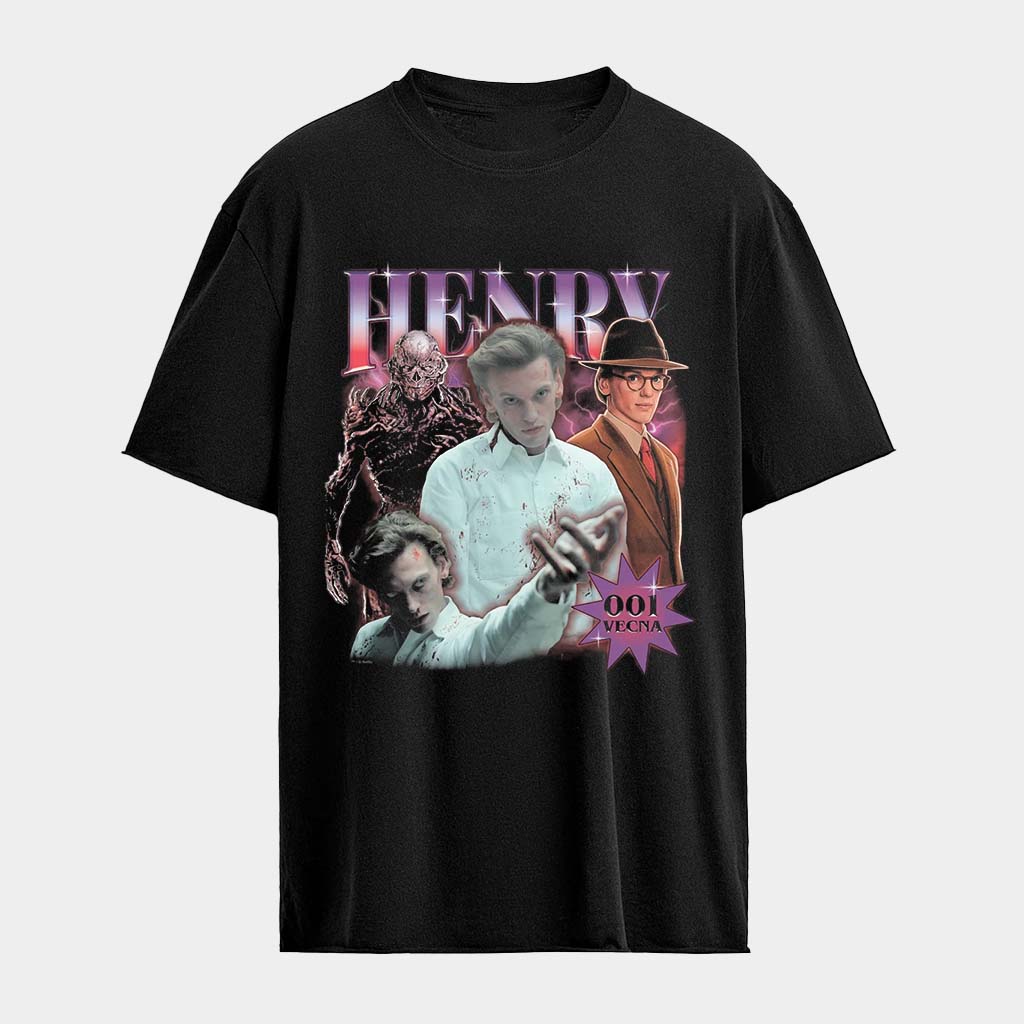 Stranger Things 5 Henry Heartthrob Henry Creel Vecna Mr Whatsit T-shirt Movie Themed Gifts